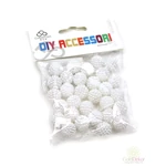 Dekor gyöngy 12mm - Fehér
