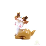Kék madaras őzike figura