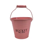 Színes bádog vödör 13 cm BUCKET - Barack