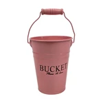 Színes bádog vödör 10 cm magas BUCKET - Barack