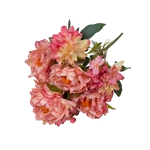 Vegyes peonia csokor dáliával - Cirmos pink