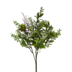 Vegyes műzöld csokor 7 - Fehér