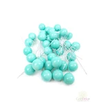 Színes drótos bogyó 2,5 cm*35 - Menta