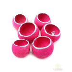 Bell cup - Pink ezüst széllel