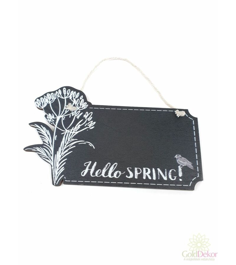"Hello Spring" tábla